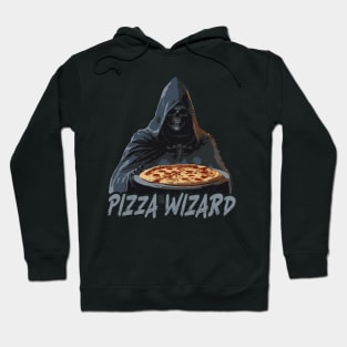 Pizza Wizard // Grim Reaper Pizza Lover Hoodie